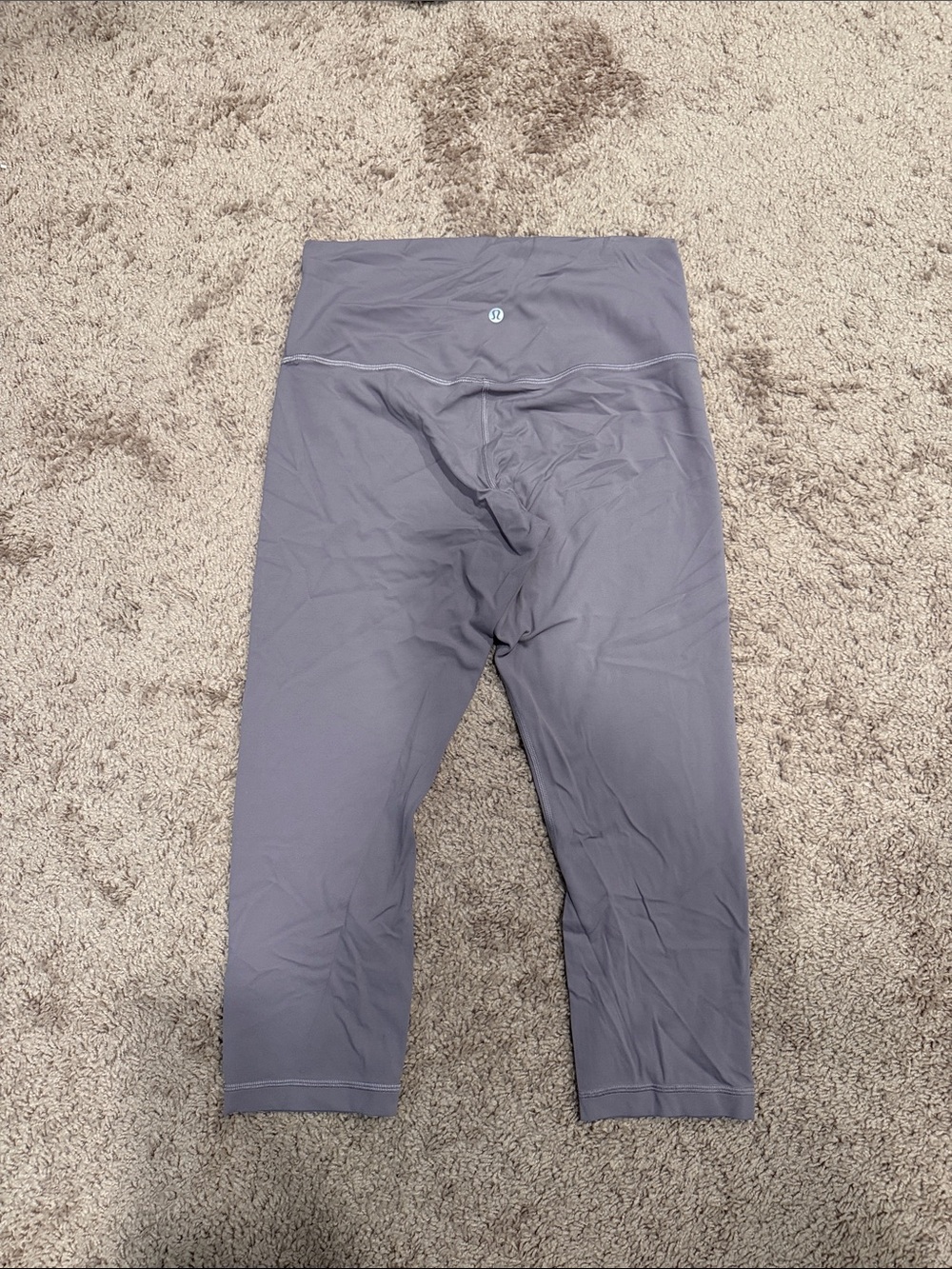 lululemon athletica Gray Cropped Leggings